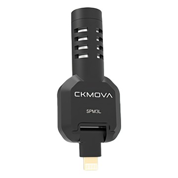 CKMOVA 迷你麥克風 手機專用 即插即用 高靈敏度收音 附防風罩  黑色  1個