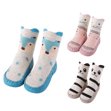 室內鞋襪 防滑顆粒 卡通圖案 寶寶襪 新生兒 透氣 襪子 88271