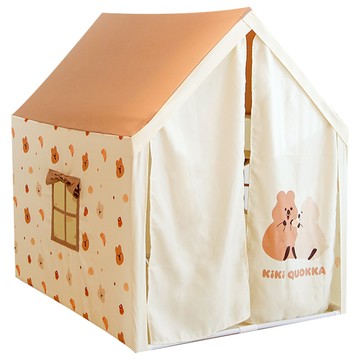 KIKI QUOKKA 兒童舒適小屋帳篷  棕色  1個  100 x 126 x 125 cm