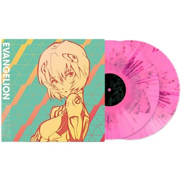 粉色噴濺膠 Evangelion Finally 新世紀福音戰士 黑膠唱片2LP