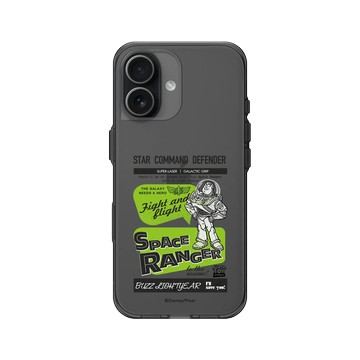 iPhone 17 Clear (相機按鈕) 酷墨灰 - 迪士尼-玩具總動員 Toy Story - 巴斯光年-美式風格