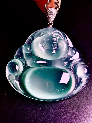 品秀珠寶天然A冰種翡翠玉佛公觀音葫蘆如意福瓜四季豆吊墜