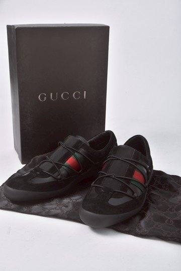 （EU37.5）GUCCI黑色無綁帶紳士鞋