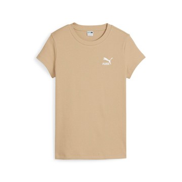 【PUMA】 流行系列Classics羅紋合身短袖T恤(F)_女性_62426483__歐規｜官方直營