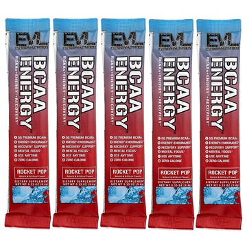 EVLution Nutrition, BCAA Energy®，Rocket Pop，5 包，每包 0.33 盎司（9.4 克）