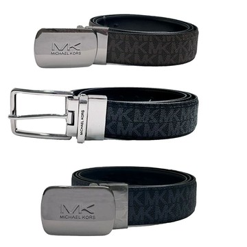Michael Kors 方牌 滿版 防刮 雙面用皮帶