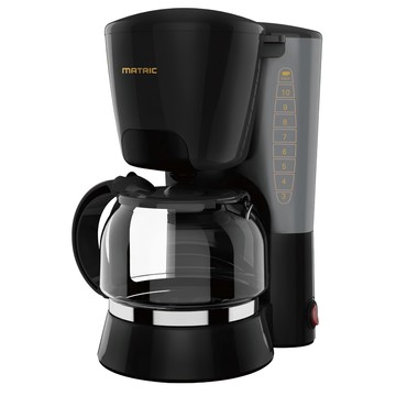 MATRIC 松木家電 10人份美式滴漏咖啡機 MG-CM1009A 110V 1000ml 耐熱玻璃壺 自動保溫功能  Black  1台