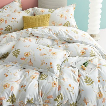 (雙人/加大) / 吸濕排汗萊賽爾兩用被床包組 / 澄沐花絮 / 網路限定 / DON