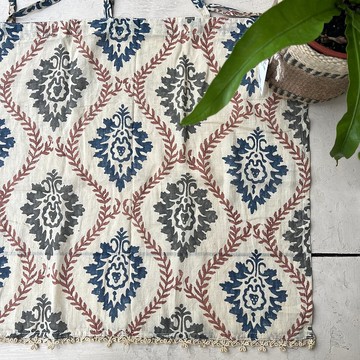 木印小半簾│灰藍花語 │