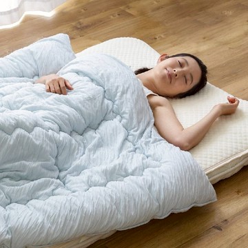 日本 舒芙蕾透氣四季被（中棉款） 果汁橘