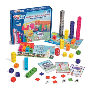 美國hand2mind - Numberblocks數字積木-1-10學習遊戲組