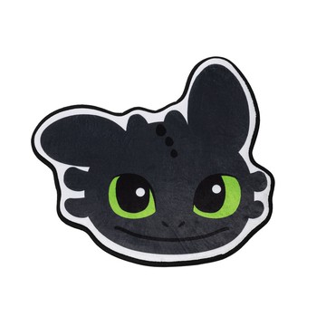 馴龍高手系列 法蘭絨造型地墊 沒牙款