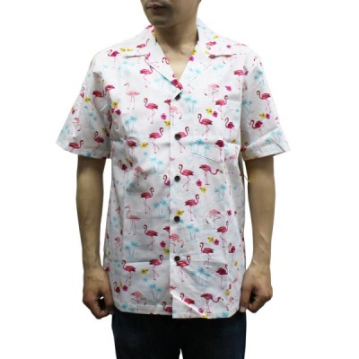 【送料無料】Robert J. Clancey 102C.1178 Broadcloth Traditional Aloha Shirt トラディショナル アロハ シャツ 半袖 MENS メンズ ハワイ製 White ホワイト S-L