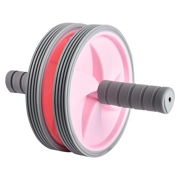 LEADER X Mellow Morandi 雙輪靜音健腹輪 加厚防滑手把  粉色