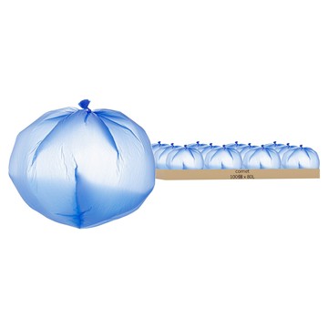 comet 立體垃圾袋 藍色 100個  80L  1組