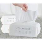 PS Mall【J3001】 一次性洗臉巾 100抽 乾濕兩用 潔面巾20*20cm 臉部清潔 拋棄式洗面巾 擦臉巾