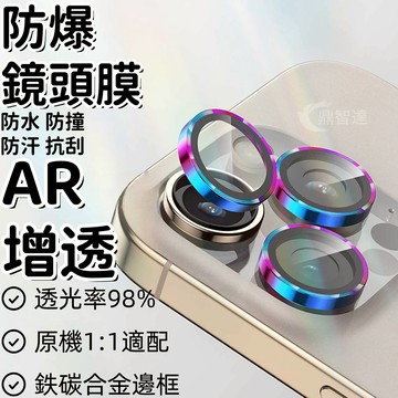 鈦金玻璃鏡頭膜 保護貼 防爆鏡頭圈 適用 蘋果 iPhone17 16 14 13 12 15 Pro Max 鏡頭底座