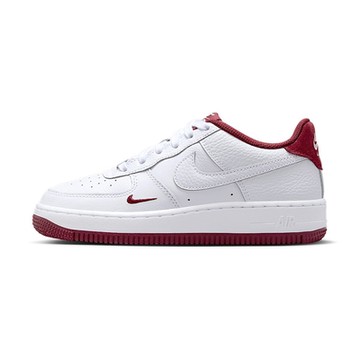 Nike Air Force 1 LV8 GS 大童 白紅色 AF1 小勾 刺繡 運動 休閒鞋 HF0952-100