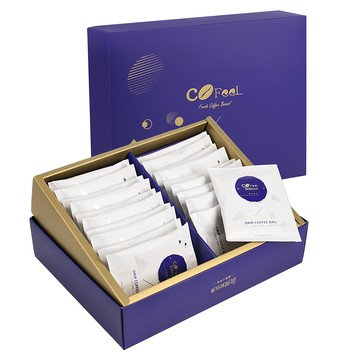 COFeeL 凱飛 耶加雪菲+黃金曼特寧單品 濾掛咖啡禮盒  10g  1盒  Ground
