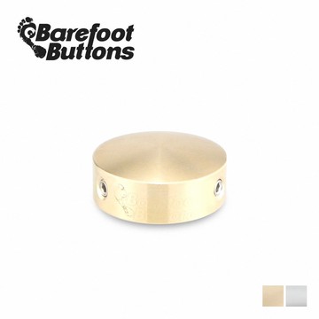 Barefoot V1 STD Brass Chrome 航太級鋁合金踩釘帽 黃銅款 鉻合金款【敦煌樂器】