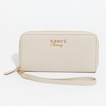 PLAYBOY - 拉鍊長夾 Miss Perfect系列 - 灰色