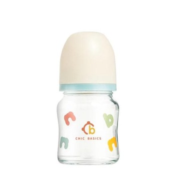 奇哥CHIC BASICS耐熱硼寬口徑矽玻璃奶瓶 120ml(BNA56400C) 188元