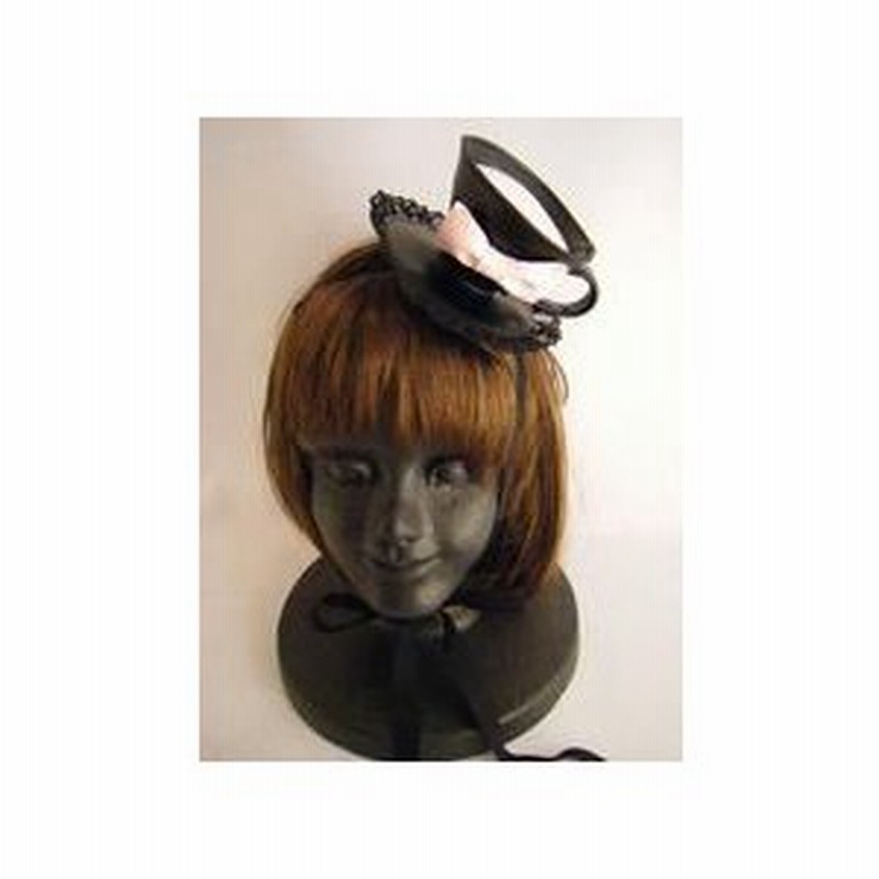 ゴスロリ ロリィタ ゴシック ロリータ ハット Hat ミニハット Spicaオリジナル Putumayo レディス 帽子 カップミニハット クロ ピンク 通販 Lineポイント最大0 5 Get Lineショッピング