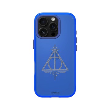 iPhone 16 Pro Clear 激光藍 - 哈利波特 Harry Potter - 圖騰系列：死神的聖物