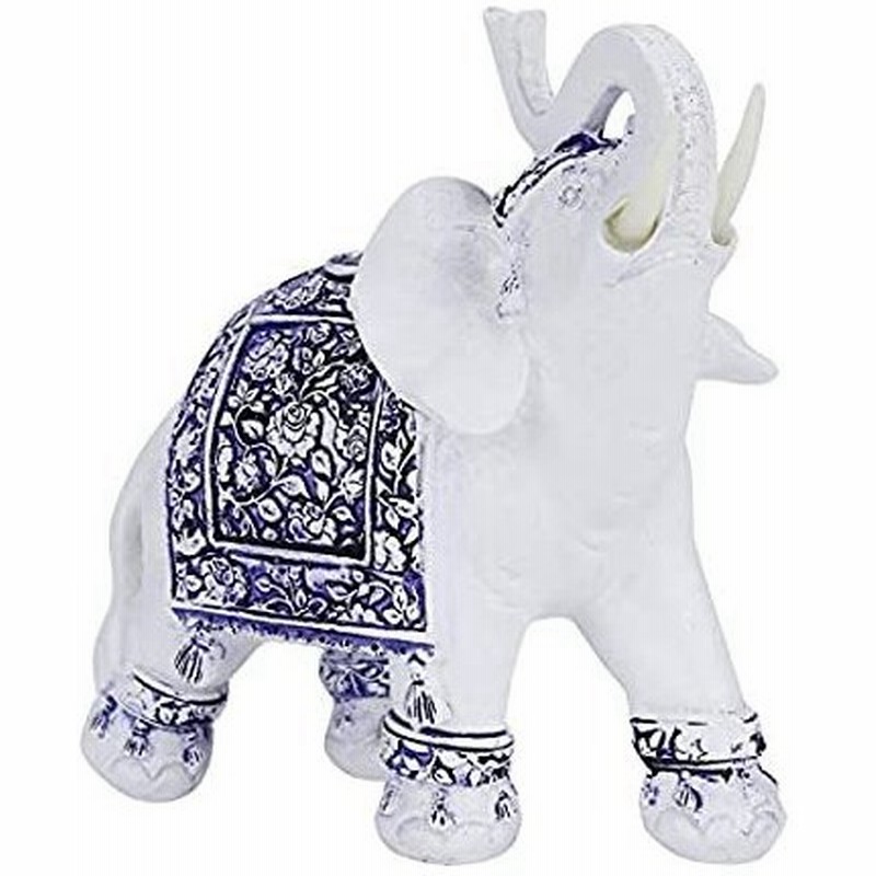 動物 象 像 デコレーション 家庭用 樹脂製 動物 フィギュア シミュレーション 可愛い 動物 像 富 幸運 象 置物 家 オフィス 装飾 青と白の 通販 Lineポイント最大0 5 Get Lineショッピング