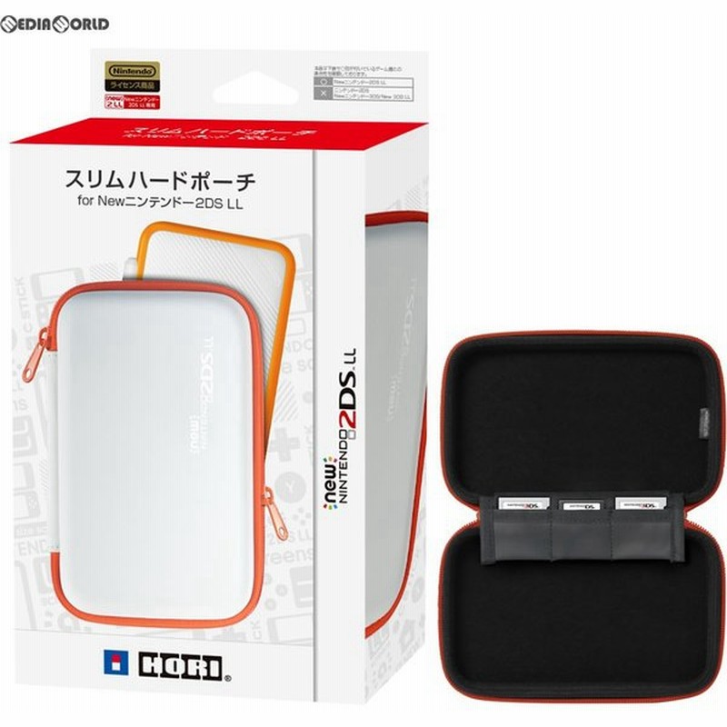 新品即納 Acc 3ds スリムハードポーチ For Newニンテンドー2ds Ll ホワイト オレンジ Hori 2ds 110 通販 Lineポイント最大0 5 Get Lineショッピング