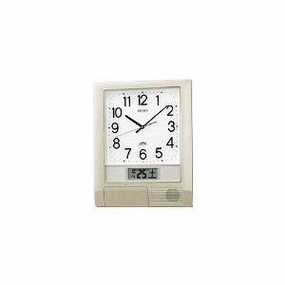 ＳＥＩＫＯ　電波プログラムクロック　４２９×３４５×５７　銀色メタリック　ＰＴ２０１Ｓ