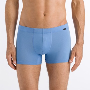 【HANRO】Cotton Essentials貼身四角男內褲(西洋藍)