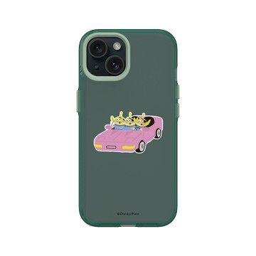 iPhone 15 Clear 憂墨綠 - 迪士尼-玩具總動員 Toy Story - 三眼怪兜風