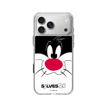 iPhone 17 Pro Max Clear Case（相機按鈕） 透明 - 樂一通 Looney Tunes - 大臉傻大貓