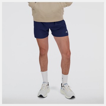 New Balance 男 速乾 短褲 藍