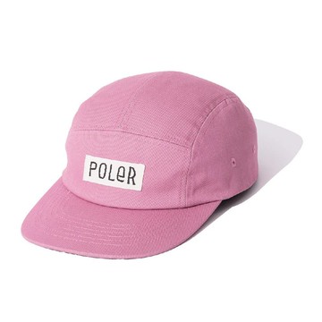日本限定 POLER FURRY FONT COTTON 5P CAP LOGO棉質五片帽 粉
