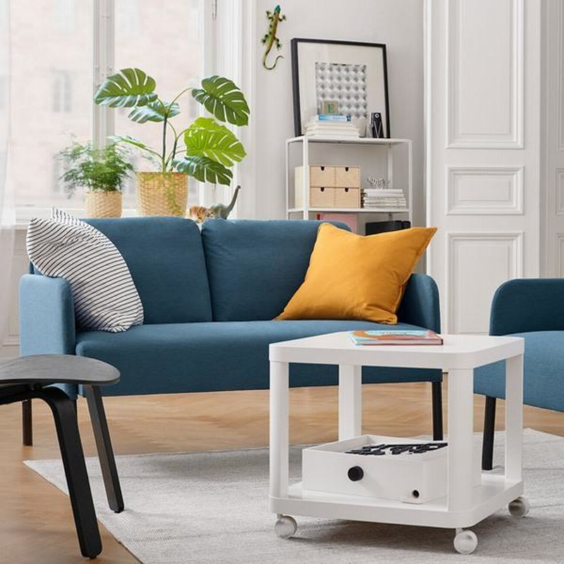 ESSEBODA エスエボーダ 2人掛けソファ, タルミーラ ミディアムグレー/ブラウン - IKEA
