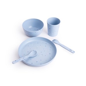 PALETTE兒童餐具5件組 海岸藍