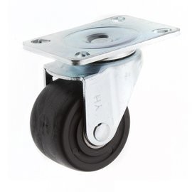 【3英吋】3x2 美式輪 耐高溫輪(黑色) 四角活動 萬向輪