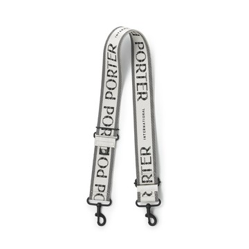 【PORTER INTERNATIONAL】時尚配件系列 品牌背帶 (黑色)