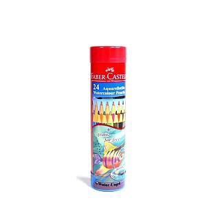 Faber-Castell 兒童水彩色鉛筆-24色精緻棒棒筒(115924)