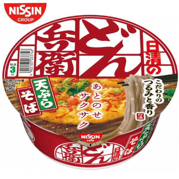 日清食品 日清 どん兵衛 天ぷらそば (東日本版) 100ｇ×1ケース (12個入)