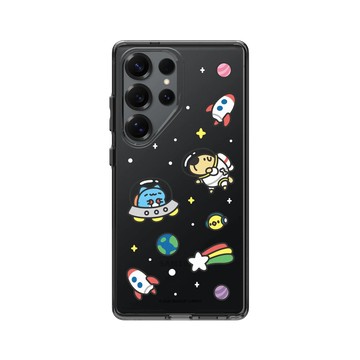 Galaxy S25 Ultra Clear 酷墨灰 - 貓貓蟲咖波 Bugcat Capoo - 咖波宇宙探險