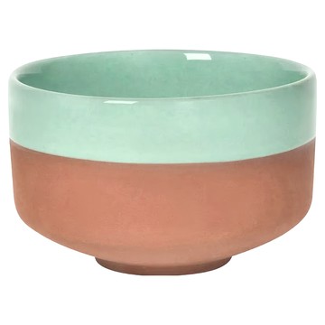 Now Designs 雙色赤陶圓碗 590 ml容量  綠色  1個
