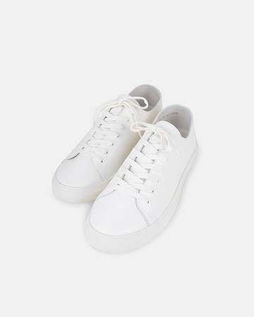 GAIA Sneakers 素皮革 休閒鞋 小白鞋 米白色