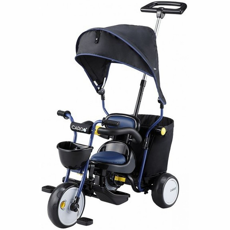 トイザらス限定 アイデス カーゴプラス 三輪車 ネイビー 送料無料 通販 Lineポイント最大0 5 Get Lineショッピング