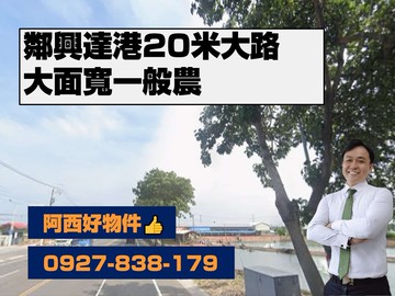 鄰興達港20米路大面農地｜高雄市湖內區劉家段