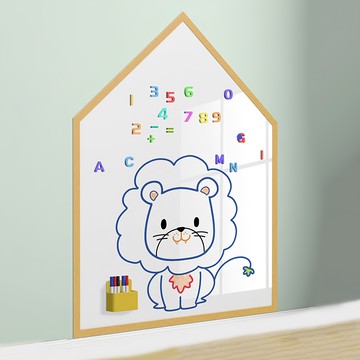 臻秝嚴選 兒童自黏塗鴉牆 白板 專用書寫膜  50 x 60cm  納米鐵膠纖維