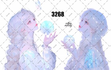 original sticker no.3268 人物貼紙 原創貼紙 原創人物貼紙 裝飾貼紙 cotton melody
