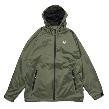 UNDER PEACE 20AW BASIC / WINDPROOF NYLON JACKET 連帽 風衣外套 (軍綠色)